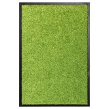 VidaXL Covoraș de ușă lavabil, verde, 40 x 60 cm