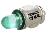 Lampă LED verde 24V BA7S