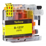 Cartus Compatibil Brother LC123Y Yellow pentru imprimante DCP-J