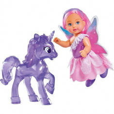 Papusa Evi Love Unicor Friend 12 cm cu Unicorn foto