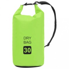 Rucsac impermeabil, verde, 30 L, PVC