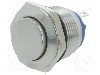 Intrerupator anti-vandalism, OFF-(ON), &Oslash;19mm, ONPOW, GQ19H-10/J/S, T154968