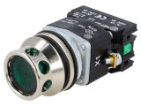 Comutator PROMET 30mm apăsare 1 NC NO NEF30-KLZXY24V 24V