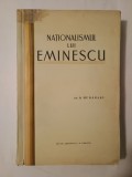 D. Murărașu (autograf / dedicație) - Naționalismul lui Eminescu (ediție princeps, 1932)