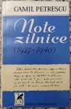 Note zilnice (1927-1940) - Camil Petrescu