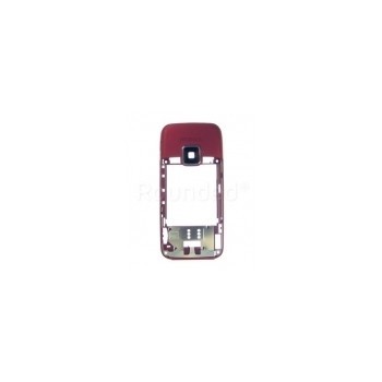 Nokia E65 Middlecover Red foto
