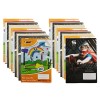 Set Caiet Studentesc A4, 48 file, 10 matematica, 10 dictando, coperta policromie, 20buc