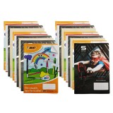 Set Caiet Studentesc A4, 48 file, 10 matematica, 10 dictando, coperta policromie, 20buc