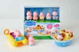 JUCARIE DE BAIE, BARCA SI FAMILIA PEPPEI PIG, TOMY, Unisex