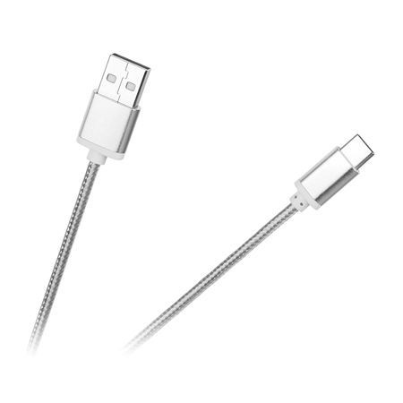 CABLU USB - USB TIP C ARGINTIU M-LIFE