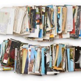 Colecție de 744 cărți poștale și felicitări expediate poetului Geo Dumitrescu si familiei sale