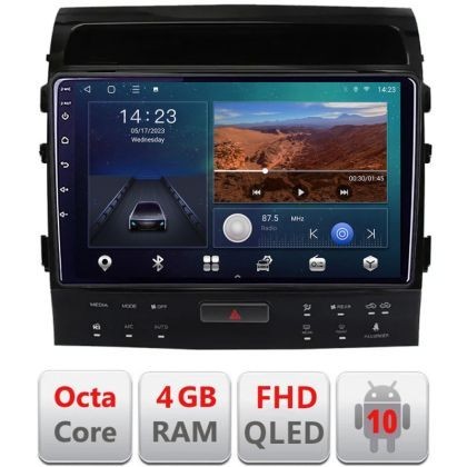 Navigatie Toyota Landcruiser 200 V8 2007-2015 cu navi si 360 Android radio gps internet quad core 4+64 carplay android auto KIT-381-360+EDT-E309v3 Car