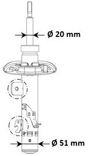KYB 3338057 Excel-G amortizor