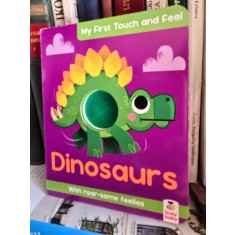 My first touch and feel dinosaurs board book (Prima mea carte Atinge si simte cu dinozauri - carte in limba engleza)