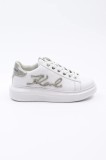Karl Lagerfeld sneakers din piele KAPRI culoarea alb, KL62511G
