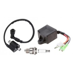CDI + Bobina Inductie + Bujie Scuter Yamaha Spy 49cc 50cc 80cc