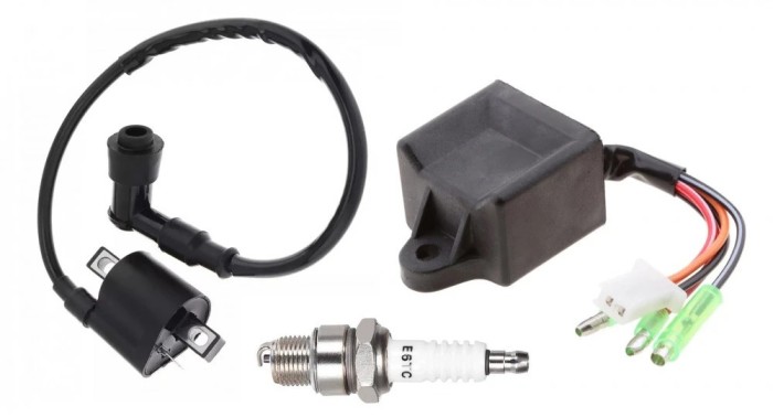 CDI + Bobina Inductie + Bujie Scuter PGO PM X 49cc 50cc 80cc