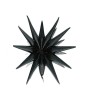 Balon din folie Stea 3D negru mat, 50 x 46 cm, Godan