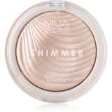 MUA Makeup Academy Shimmer Pudra compacta ce ofera luminozitate culoare Oyster Silk 8 g