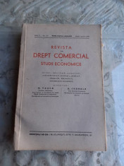 REVISTA DE DREPT COMERCIAL SI STUDII ECONOMICE NR.3-4/1938 foto