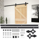 Cumpara ieftin Usa glisanta cu set feronerie, 80 x 210 cm, lemn masiv de pin