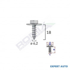 Surub fixare elemente motor pentru toyota 6.2x18mm set 10 buc UNIVERSAL Universal #6