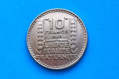 10 Francs 1949 Franta-Calitate-in realitate arata bine!