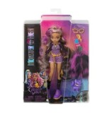 Set Monster High - Papusa Clawdeen Wolf, cu animalut si accesorii
