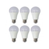 Set 6 Becuri LED Drimus 12W E27 Lumina Rece DL-6121