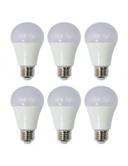 Set 6 Becuri LED Drimus 12W E27 Lumina Rece DL-6121