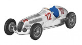 Macheta Oe Mercedes-Benz W125 R Rudolf Caracciola C&acirc;știgător Al Marelui Premiu Al Germaniei 1937 Argintiu B66040637, Mercedes Benz