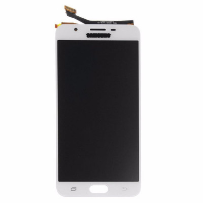 Display Samsung Galaxy J7 J700 2015 compatibil alb foto