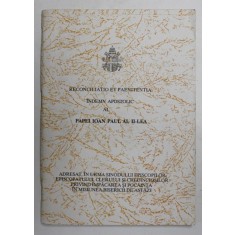 RECONCILIATIO ET PAENITENTIA - INDEMN APOSTOLIC AL PAPEI IOAN PAUL AL II - LEA , 1984