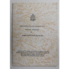 RECONCILIATIO ET PAENITENTIA - INDEMN APOSTOLIC AL PAPEI IOAN PAUL AL II - LEA , 1984