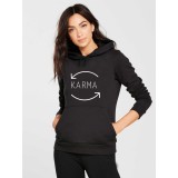 Hanorac dama negru - Karma - XL