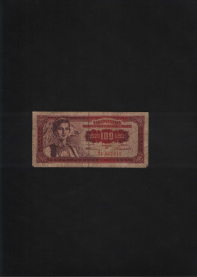 Iugoslavia 100 dinara 1955 seria867412 foto