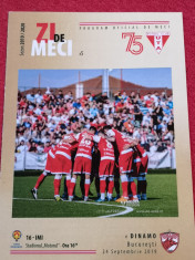 Program meci fotbal UTA ARAD - DINAMO Bucuresti(Cupa Romaniei 24.09.2019) foto