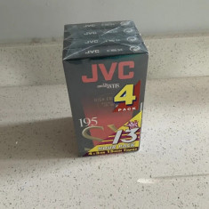 Casete video VHS noi sigilate JVC