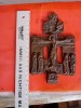 Cruce vintage ruseasca de bronz