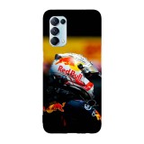 Husa compatibila cu Oppo A52, Viceversa, model Formula 1 Driver Red Bull Racing, Silicon, TPU, Transparent, Carcasa