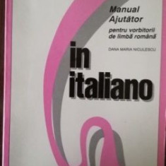In italiano Manual ajutator pentru vorbitorii de limba romana