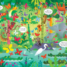 Carte si puzzle - Usborne Book and Jigsaw In the Jungle