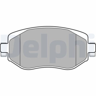 Set placute frana fata DELPHI, Renault Megane Grand Coupe IV Sedan, 10.2016-, Megane IV Grandtour, 04.2016-, Megane IV Liftback, 11.2015-, Megane IV foto