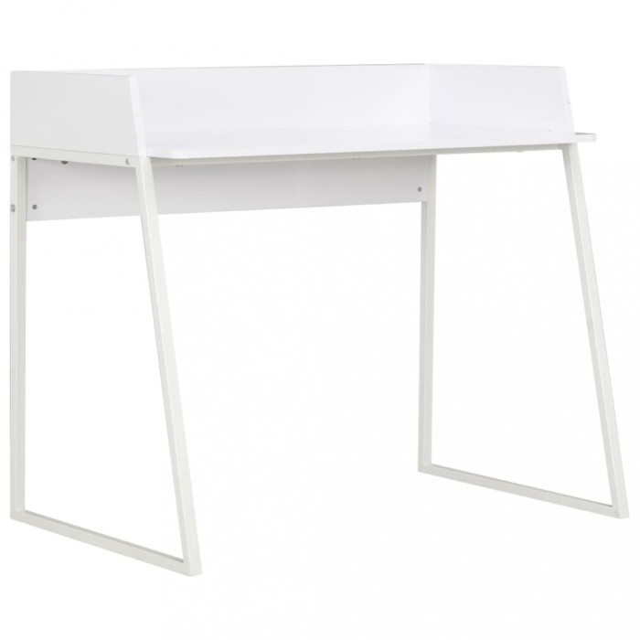 vidaXL Birou, alb, 90 x 60 x 88 cm