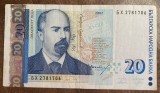 B11 25 - Bancnota foarte veche - Bulgaria - 20 leva - 2007