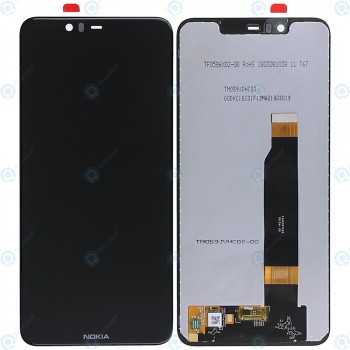 Nokia 5.1 Plus (TA-1105 TA-1108) Modul display LCD + Digitizer negru foto