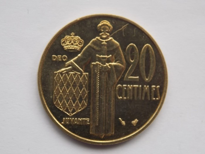 20 CENTIMES 1995 MONACO-XF