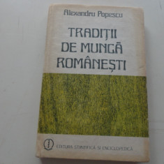 Traditii de munca romanesti in obiceiuri,folclor,arta populara-Alexandru Popescu