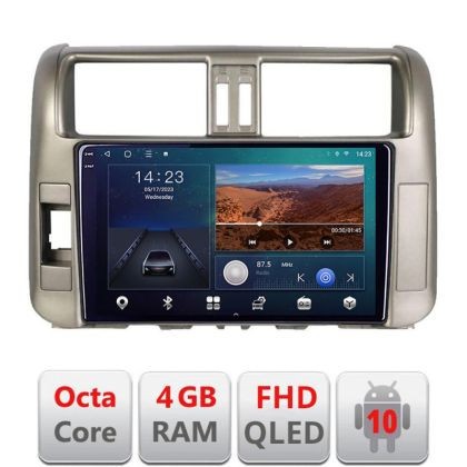 Navigatie Toyota Prado 2010-2013 B-347 Android Ecran QLED octa core 4+64 carplay android auto KIT-347+EDT-E310V3 CarStore Technology