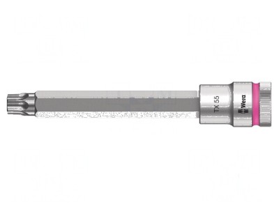 Cap tubulară Torx TX55 1/2 140mm din oţel crom-vanadium foto